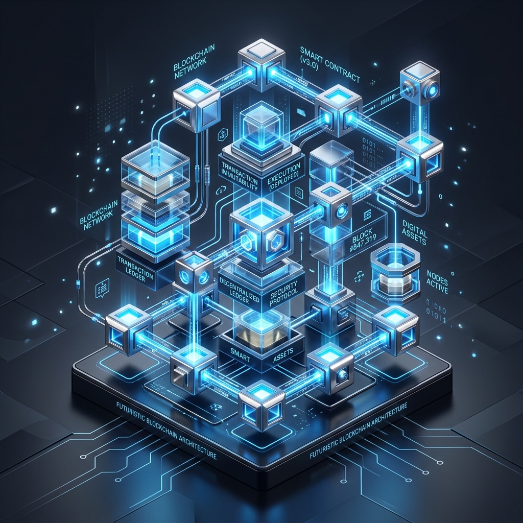 Blockchain Tech Background